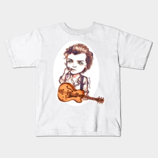 Guitar Pick Bite Kids T-Shirt